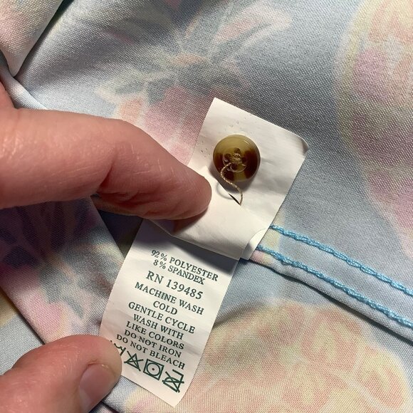 Southern Shirt Company Party Collection Mens L Short Sleeve Button Up Pineapple - Picture 7 of 9